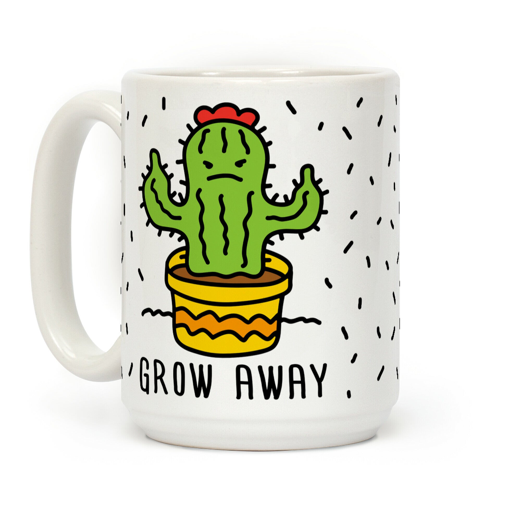 Grow Away Cactus Coffee Mug
